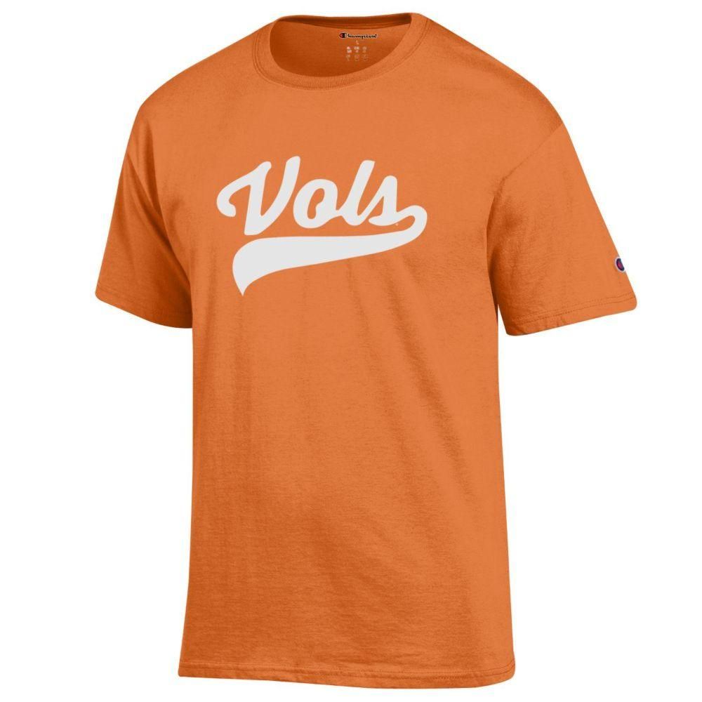 Tennessee Champion Men's Vols Script Tee Shirt