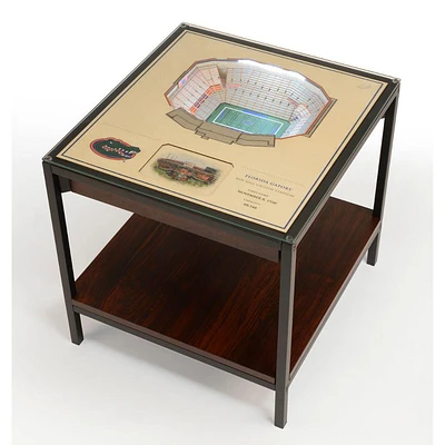 Florida Ben Hill Griffin Stadium Lighted End Table