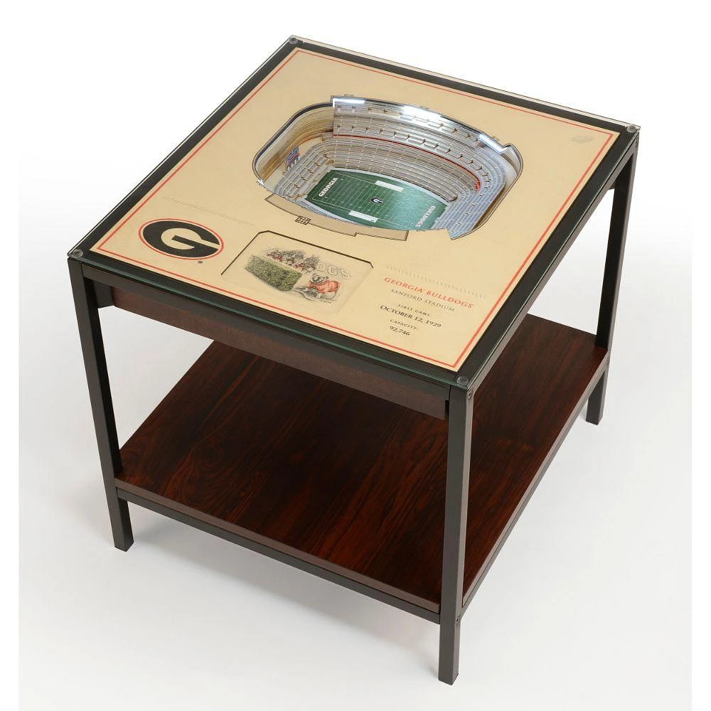 Georgia Sanford Stadium Lighted End Table