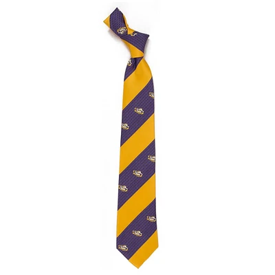 LSU Eagles Wings Geo Stripe Tie