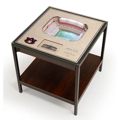 Auburn Jordan Hare Stadium Lighted End Table