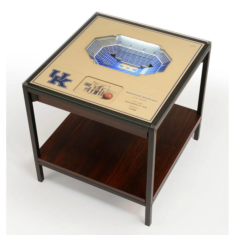 Kentucky Rupp Arena Lighted End Table