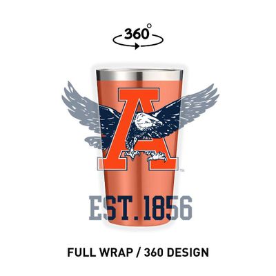  Aub | Auburn Gametime Sidekicks Vault War Eagle 16 Oz Pint Glass Tumbler | Alumni Hall