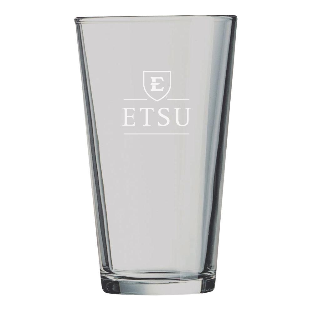 ETSU 16 oz Pint Glass