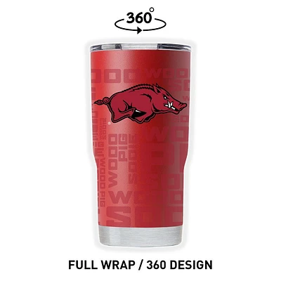 Arkansas Gametime Sidekicks 20 Oz WPS Tumbler