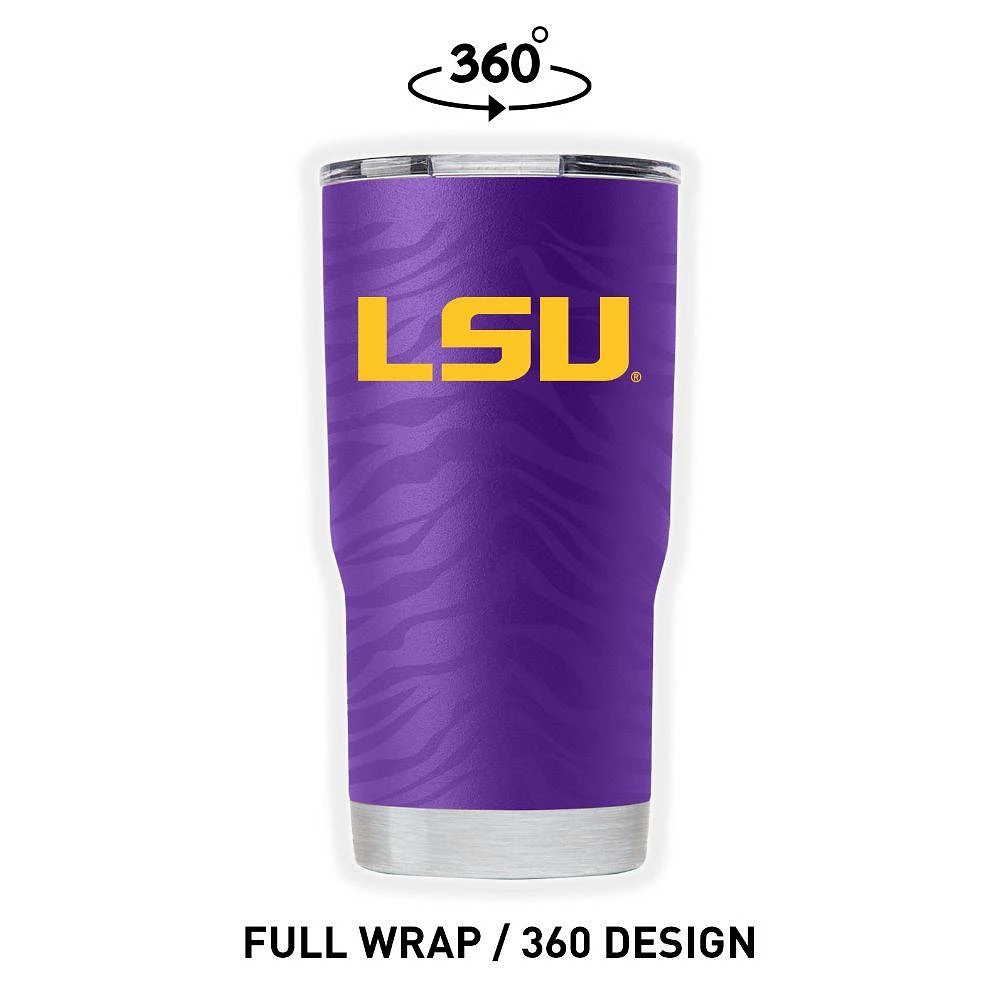 LSU Gametime Sidekicks Tiger Stripes 20 oz Tumbler