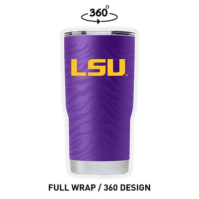 LSU Gametime Sidekicks Tiger Stripes 20 oz Tumbler
