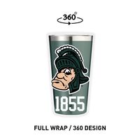  Spartans | Michigan State Gametime Sidekicks Sparty 16 Oz Pint Tumbler | Alumni Hall