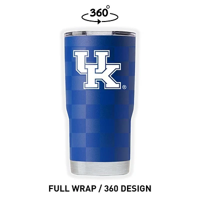 Kentucky Gametime Sidekicks Clear Wrap 20 oz Tumbler