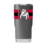  Dawgs | Georgia Gametime Sidekicks Bulldog With Flag 20 Oz Tumbler | Alumni Hall