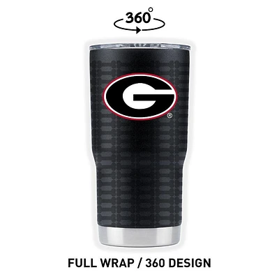 Georgia Gametime Sidekicks Bone Wrap 20 oz Tumbler