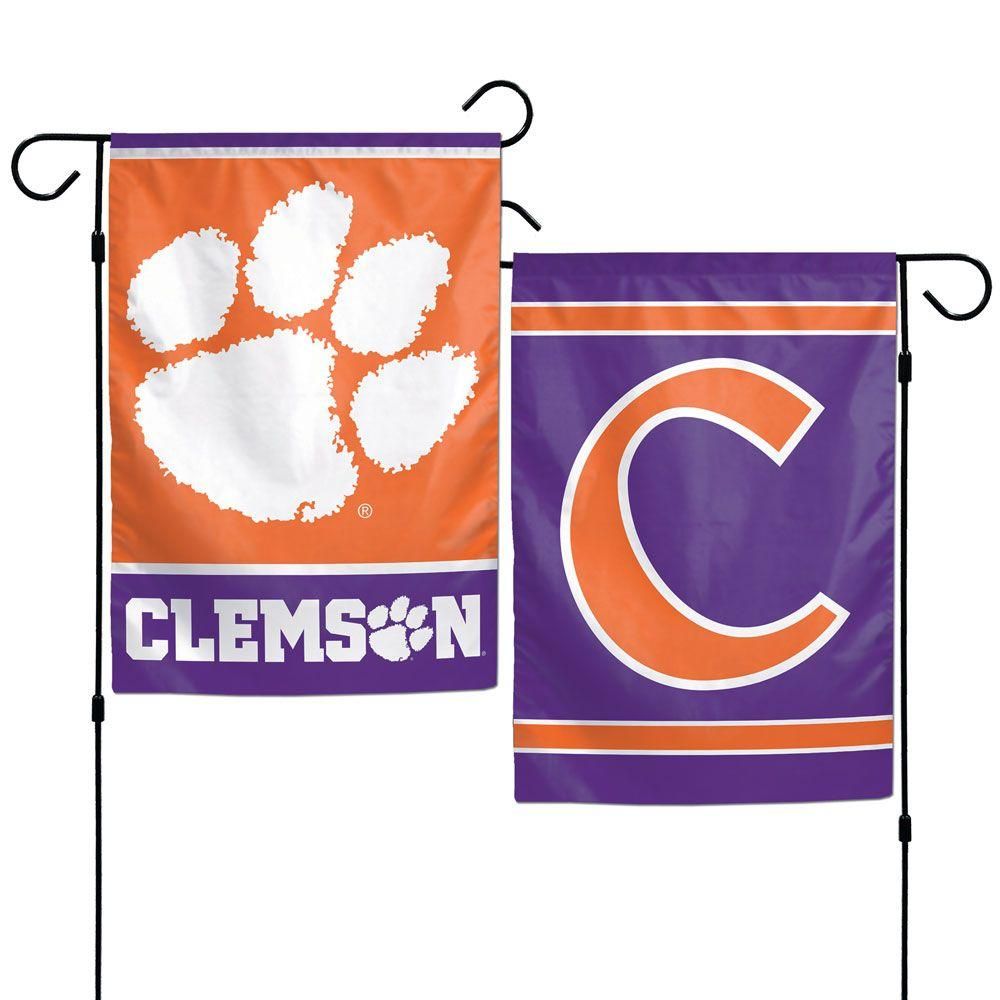  Tigers | Clemson Double Sided Garden Flag   12.5  X 18  | Alumni Hall