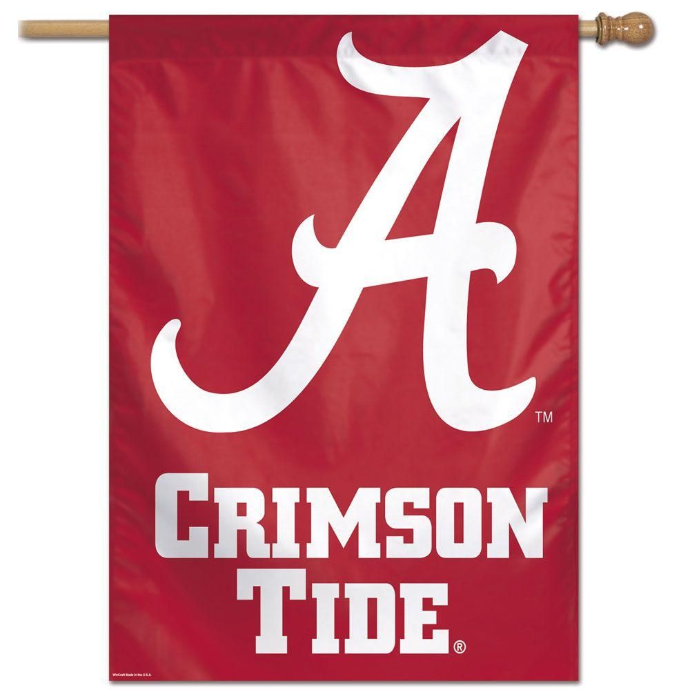 Alabama Crimson Tide Vertical Flag 2 Sided 28 x 40