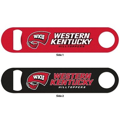 Western Kentucky 2 Sided Metal Bottle Opener