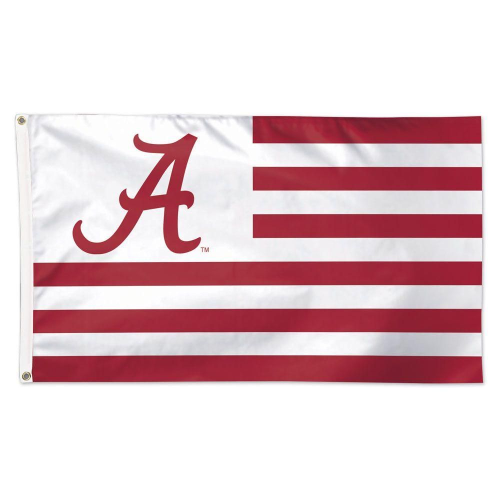  Bama | Alabama Logo And Stripes Flag 3 ' X 5 ' | Alumni Hall