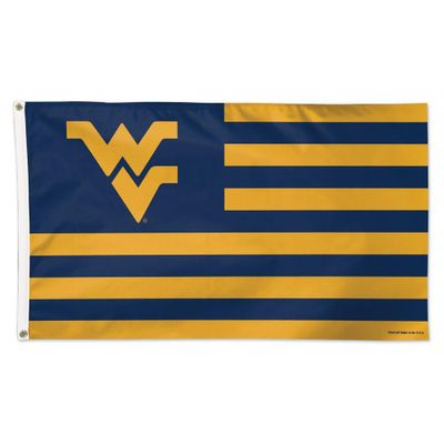  Wvu | West Virginia Logo And Stripes Flag 3 ' X 5 ' | Alumni Hall