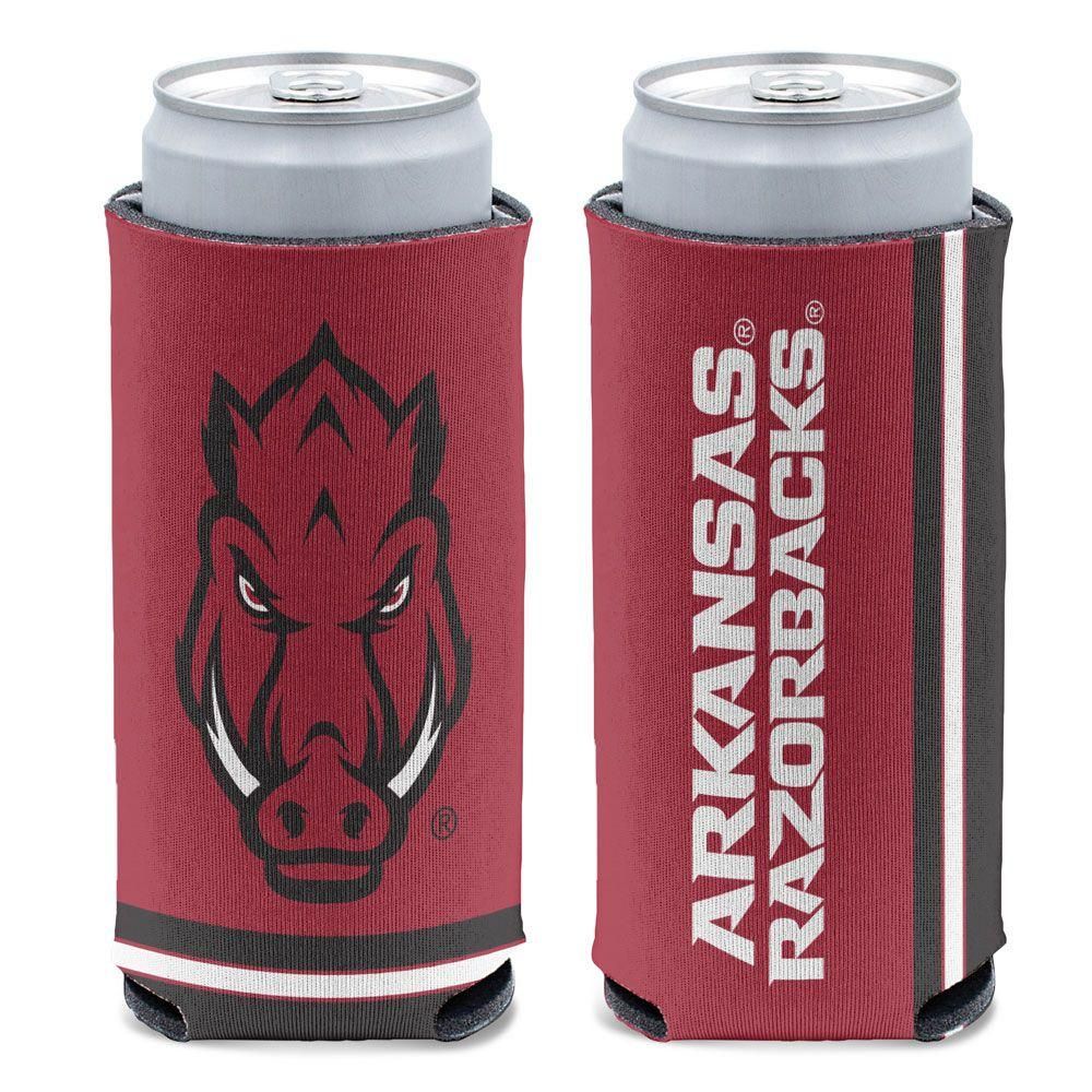  Razorbacks | Arkansas Slim 12 Oz Can Cooler | Alumni Hall