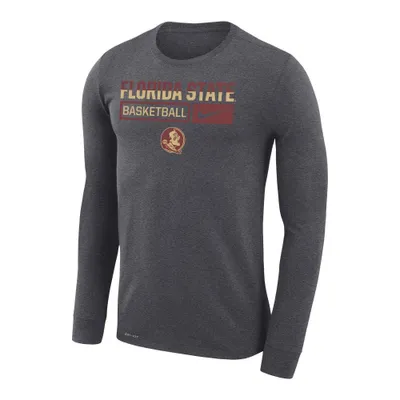 Fsu | Florida State Nike Men's Basketball Dri- Fit Legends Long Sleeve Tee Alumni Hall