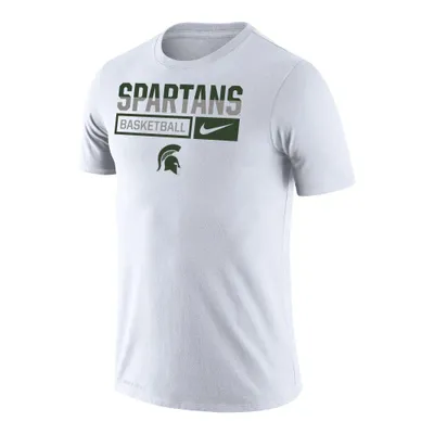 Spartans | Michigan State Nike Men's Basketball Dri- Fit Legends Short Sleeve Tee Alumni Hall
