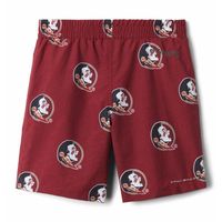 Fsu | Florida State Columbia Youth Backcast Printed Swim Shorts Alumni Hall