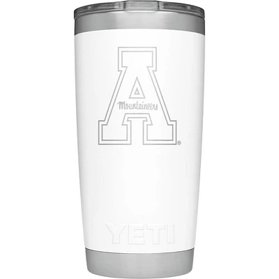 Appalachian State Yeti oz White A Rambler