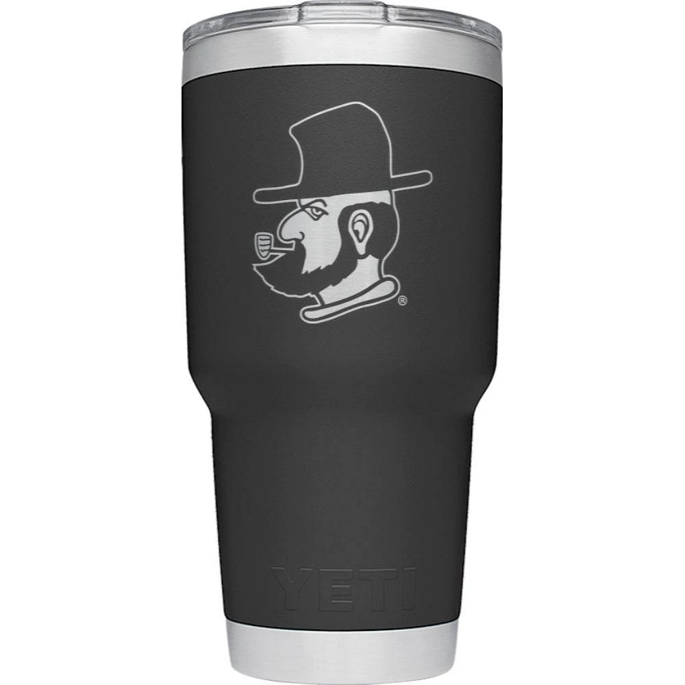 Appalachian State Yeti 30 oz Black Yosef Rambler