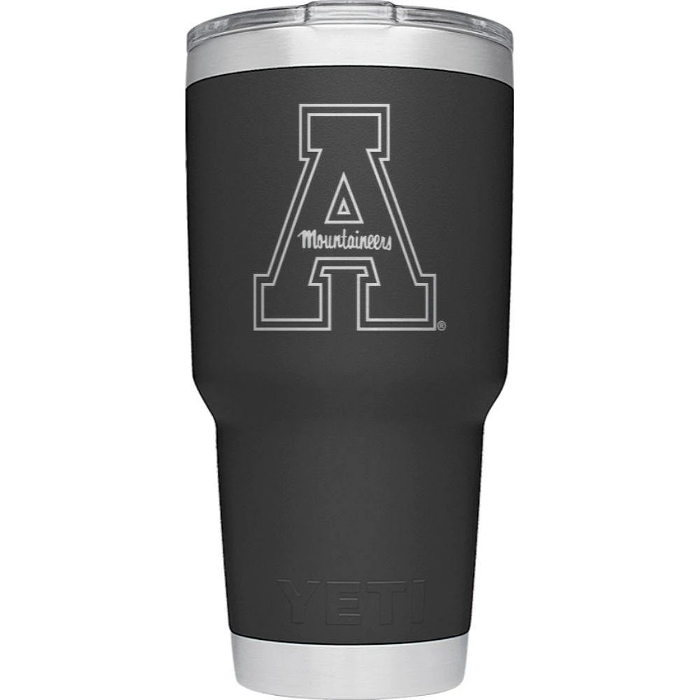 Appalachian State Yeti 30 oz Black A Rambler