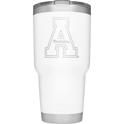 Appalachian State Yeti 30 oz White A Rambler