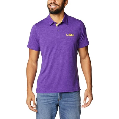 LSU Columbia Men's Tech Trail Polo