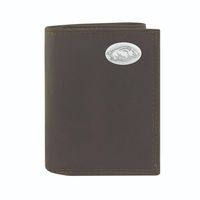  Razorbacks | Arkansas Leather Tri- Fold Wallet With Metal Concho | Alumni Hall