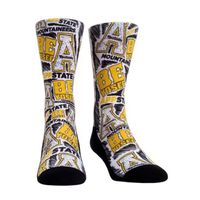  App | Appalachian State Rockem Youth Logo Sketch Crew Socks | Alumni Hall