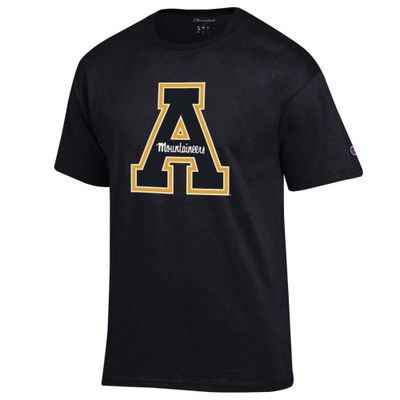 App | Appalachian State Champion Men's Giant Block A Tee Alumni Hall