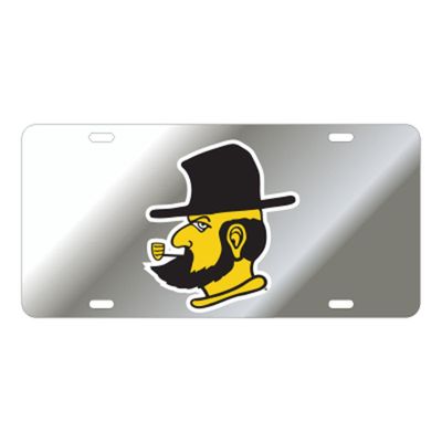  App | Appalachian State Silver Yosef License Plate | Alumni Hall