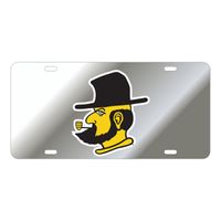  App | Appalachian State Silver Yosef License Plate | Alumni Hall