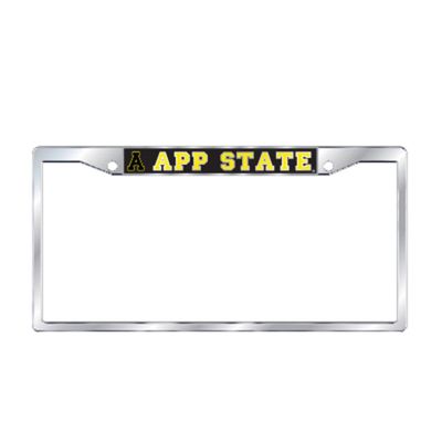 App | Appalachian State Silver App State Plate License Frame | Alumni Hall