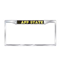 App | Appalachian State Silver App State Plate License Frame | Alumni Hall