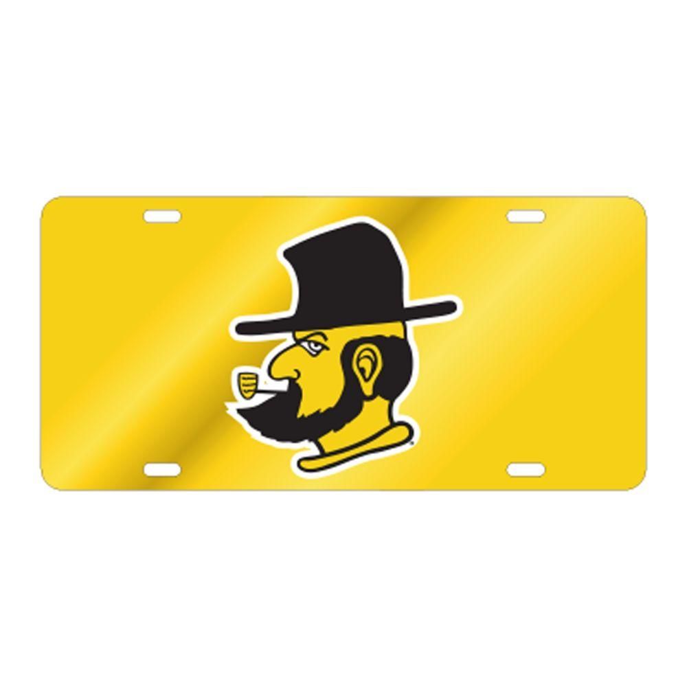  App | Appalachian State Gold Yosef License   Plate | Alumni Hall