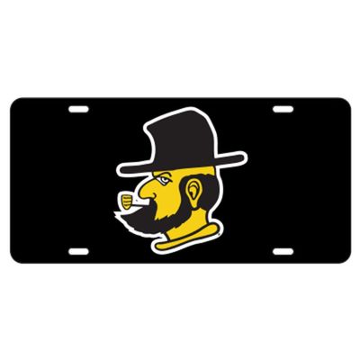  App | Appalachian State Black Yosef License   Plate | Alumni Hall