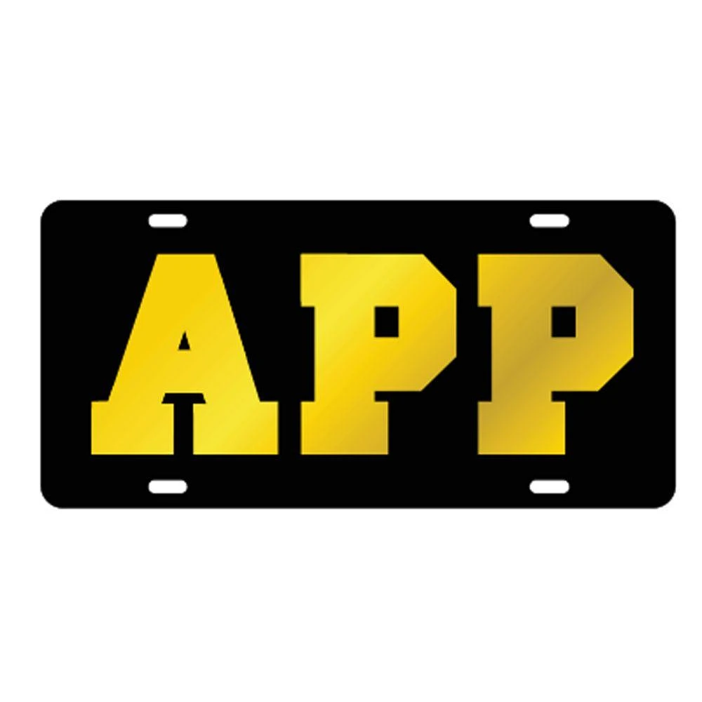 App State License Plate