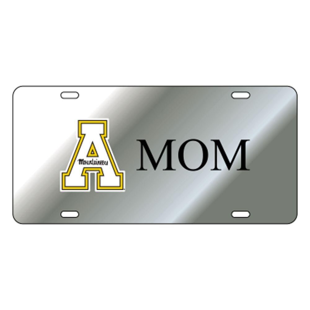  App | Appalachian State Silver Mom License Plate | Alumni Hall