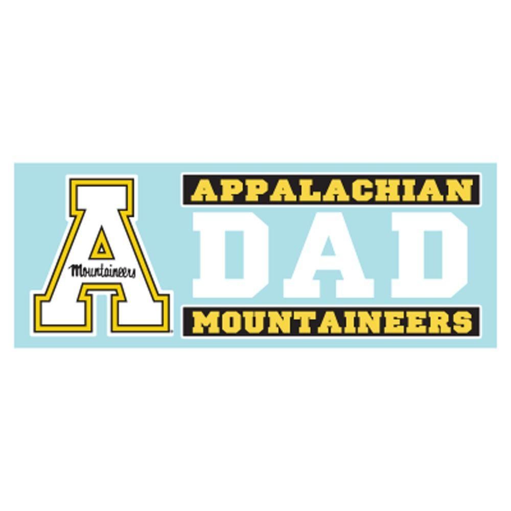  App | Appalachian State Block A Dad Rectangle Decal 6  | Alumni Hall