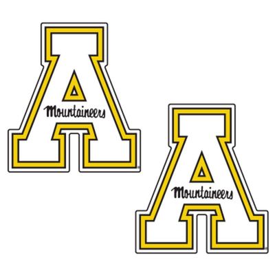  App | Appalachian State 2 Pk Block A Decal 2  | Alumni Hall