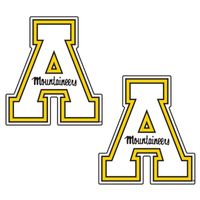  App | Appalachian State 2 Pk Block A Decal 2  | Alumni Hall