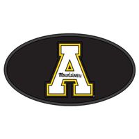  App | Appalachian State Receiver Block A Oval Hitch Cover 2  | Alumni Hall