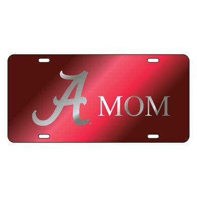  Alabama License Plate Crimson/Silver Script A Mom