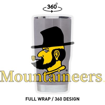  App | Appalachian State 20 Oz Full Wrap Yosef   Tumbler | Alumni Hall