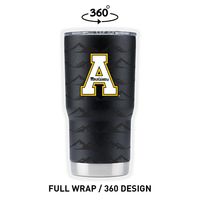  App | Appalachian State 20 Oz Clear Wrap A Tumbler | Alumni Hall