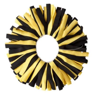  Ahs | Pomchies Black And Yellow Pomchie Classic Scrunchie | Alumni Hall