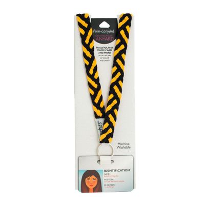  Ahs | Pomchies Black And Yellow Breakaway Lanyard | Alumni Hall