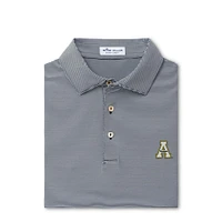 Appalachian State Peter Millar Jubilee Stripe Stretch Jersey Polo